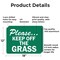 Signmission Please.Keep Off The Grass Trespassing Property OSHA Sign, Aluminum, 18in W x 12in L, 2PK OS-2PACK-CL-A-1218-L-20002 - alternate 5